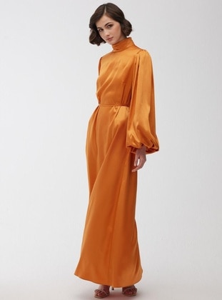 Orange - Modest Evening Dress - MANUKA