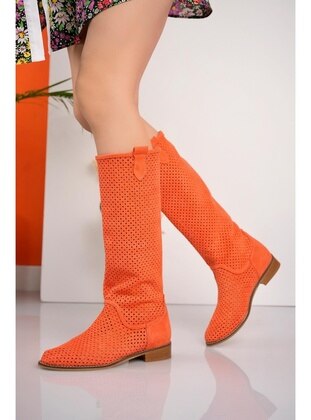 Orange - Boots - Muggo