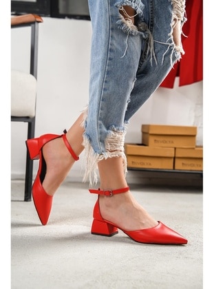 Red - Casual - Casual Shoes - DİVOLYA