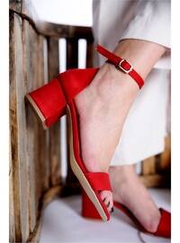 Red - High Heel - Heels
