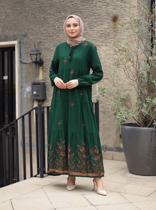 Emerald - Multi - Modest Dress - ZENANE