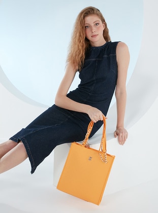 Orange - Satchel - Shoulder Bags - Pierre Cardin