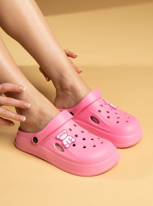 Powder Pink - Sandal - Sandal - Pembe Potin