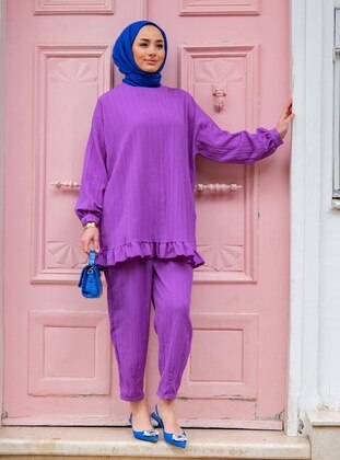 Purple - Suit - Locco Moda