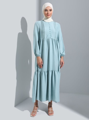 Green Almon - Modest Dress - Refka