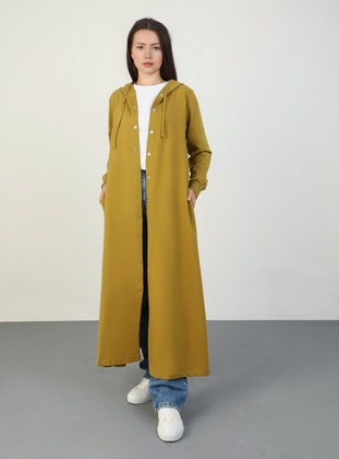 Coat / Overcoat - Olive Green - Benin