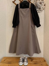 Mink - Sweatheart Neckline - Unlined - Modest Dress