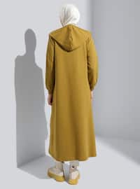 Coat / Overcoat - Olive Green