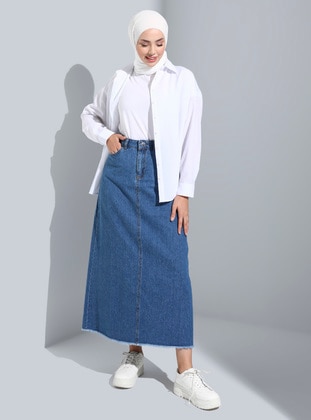 Blue - Denim Skirt - Benin