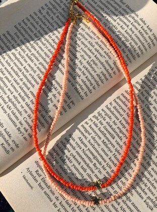 Multi Color - Necklace - İsabella Accessories