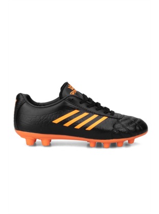 Black - Orange - Football Boots - 300gr - Men Shoes - Liger