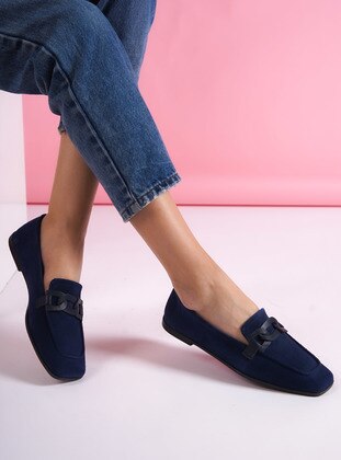 Loafer - Navy Blue - Casual Shoes - Shoescloud