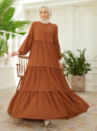 Cinnamon - Unlined - Modest Dress - Neways