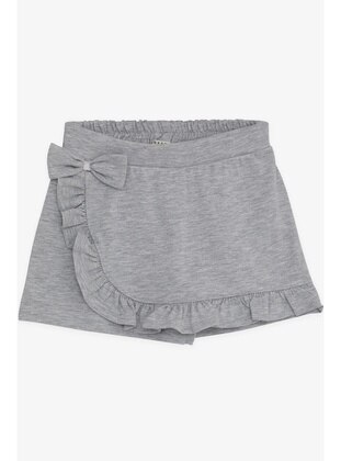 Grey - Girls` Shorts - Breeze Girls&Boys