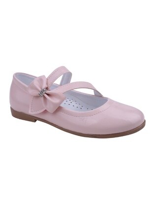 Powder Pink - Flat Shoes - Papuç Sepeti