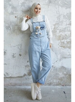 Light Blue - Overalls - InStyle