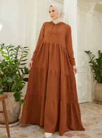 Cinnamon - - Unlined - Modest Dress