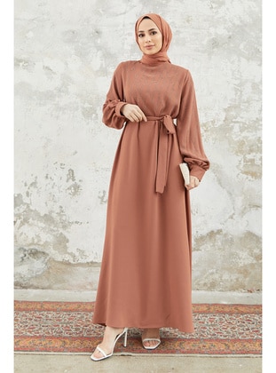 Camel - Modest Dress - Vavinor