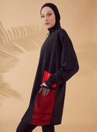 Black - Multi - Burkini - Mayo