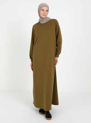 Forest Green - Modest Dress - Tavin