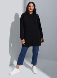 Black - Plus Size Sweatshirts