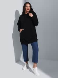 Black - Plus Size Sweatshirts
