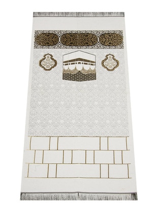 White - Prayer Mat - İhvanonline