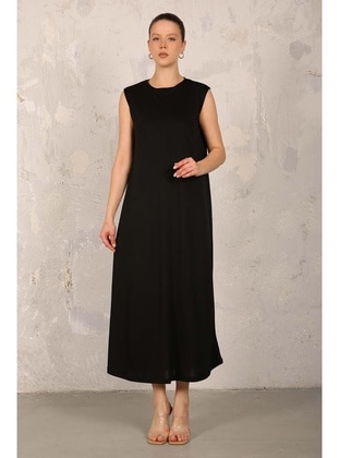 Black - Modest Dress - Melike Tatar