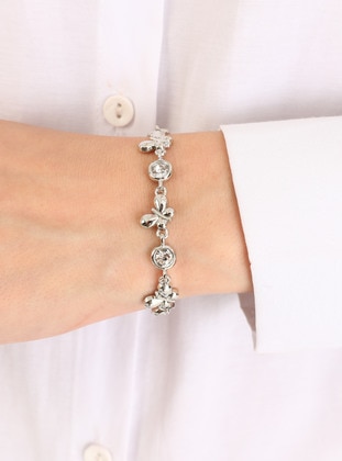 Silver color - Bracelet - Aydın Bijuteri