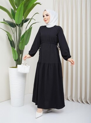Black - Modest Dress - Akra Moda