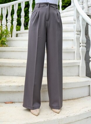 Grey - Pants - Locco Moda