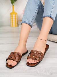 Tan - Sandal - Slippers