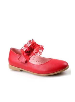 Red - Flat Shoes - Sema