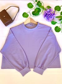 Crew neck - Lilac - Sweat-shirt