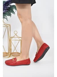 1000gr - Red - Flat - Flat Shoes