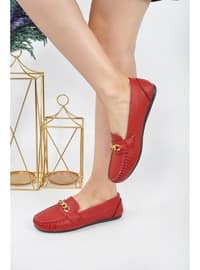 1000gr - Red - Flat - Flat Shoes