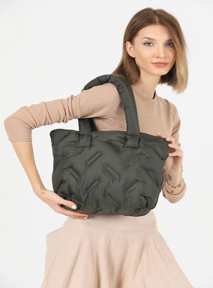 Khaki - Satchel - Shoulder Bags - Stilgo