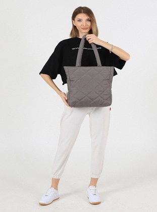 Grey - Satchel - Shoulder Bags - Stilgo
