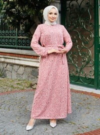 Deep Pink - Modest Dress