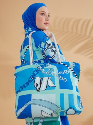Saxe Blue - Beach Bags - Marina
