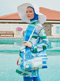 Beach Bag Saxe Blue