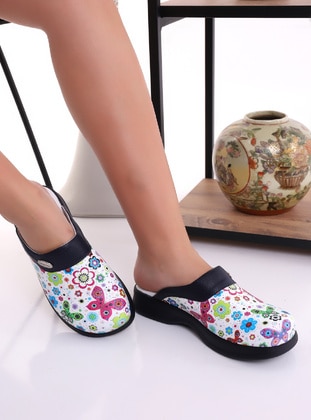 100gr - Multi Color - Flat Slippers - Slippers - Wordex