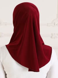أحمر برغندي - حجابات جاهزة