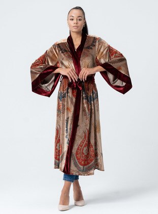 Multi Color - Evening Abaya - Galeri Tunç
