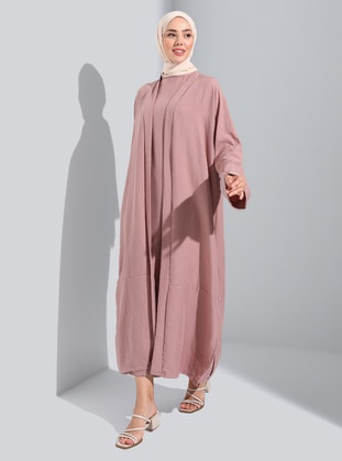Dusty Rose - Unlined - Crew neck - Suit - Refka