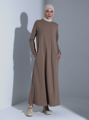 Dark Mink - Modest Dress - Refka