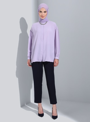 Dusty Lilac - Blouses - Refka