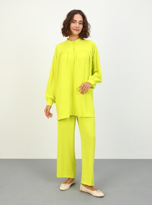 Lemon Yellow - Suit - Benin