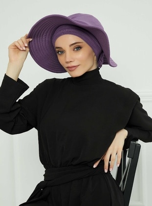 Purple - 13gr - Simple - Bonnet - Aisha`s Design