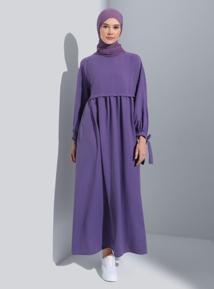 Vintage Purple - Modest Dress - Benin